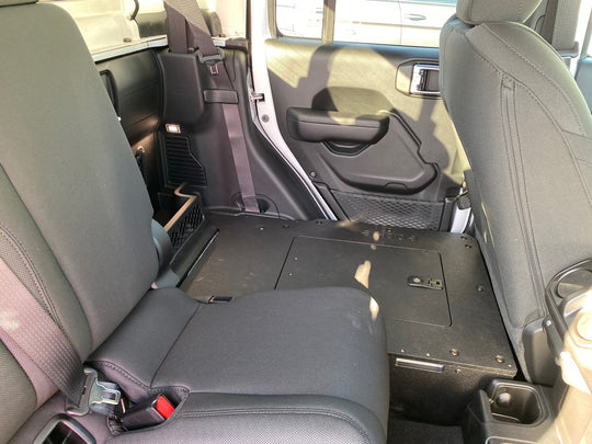 Jeep Gladiator 2019-Present JT 4 Door - Second Row Seat Delete Plate System - Premium Seat Delete Plate System by Xtreme Canopies