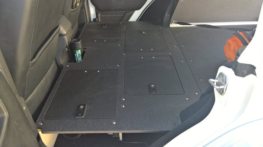 Legacy Product - Jeep Wrangler 2007-2018 JKU 4 Door - Second Row Seat Delete Plate System - Premium Seat Delete Plate System by Xtreme Canopies