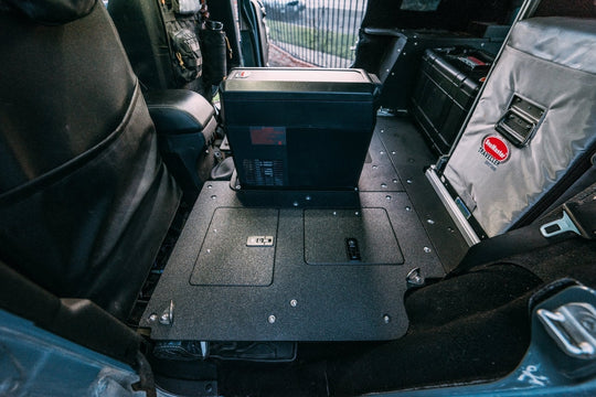 Legacy Product - Jeep Wrangler 2007-2018 JKU 4 Door - Second Row Seat Delete Plate System - Premium Seat Delete Plate System by Xtreme Canopies
