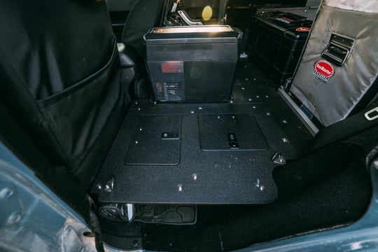 Legacy Product - Jeep Wrangler 2007-2018 JKU 4 Door - Second Row Seat Delete Plate System - Premium Seat Delete Plate System by Xtreme Canopies