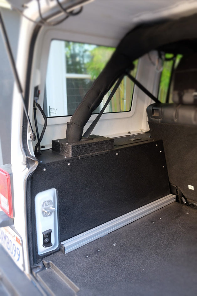 Jeep Wrangler 2007-2018 JKU 4 Door - Side Cubbies - Premium Plate Systems by Xtreme Canopies