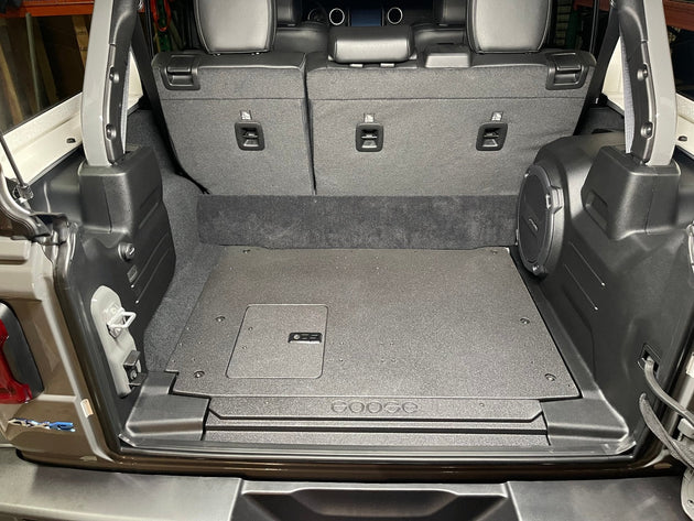 Jeep Wrangler 2021-Present 4xe 4 Door - Rear Plate System - Premium Plate Systems by Xtreme Canopies