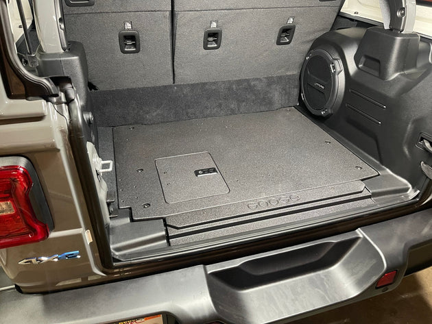 Jeep Wrangler 2021-Present 4xe 4 Door - Rear Plate System - Premium Plate Systems by Xtreme Canopies