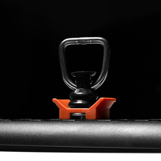 L-Track Tie Down O-Ring Fitting, Orange, 4-Pack - Premium Truck Accessory by Xtreme Canopies