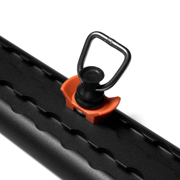 L-Track Tie Down O-Ring Fitting, Orange, 4-Pack - Premium Truck Accessory by Xtreme Canopies