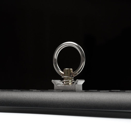 L-Track Tie Down O-Ring Fitting, Silver, 4-Pack - Premium Truck Accessory by Xtreme Canopies