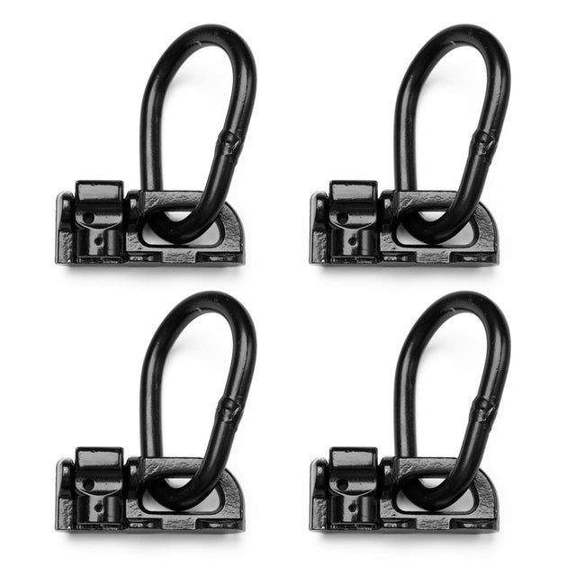 L-Track Tie-Down Ring with Anchor Mount, 4-Pack - Premium Truck Accessory by Xtreme Canopies