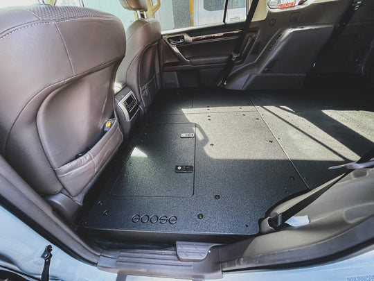 Lexus GX460 2010-2023 - Second Row Seat Delete Plate System - Premium Seat Delete Plate System by Xtreme Canopies