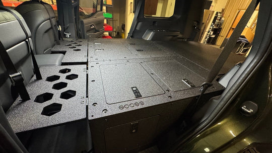 Lexus - GX550 - 2024-Present - Explore Series - Seat Delete Plate System - Second Row - 10" Module Based - Premium Goose Gear Plate by Xtreme Canopies