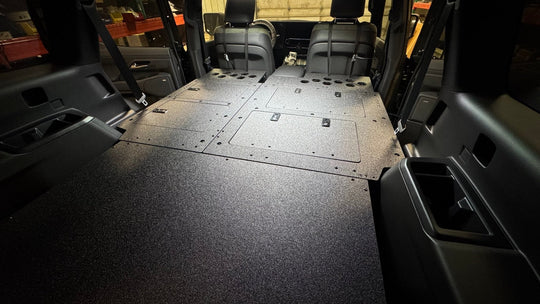 Toyota - 4 Runner - 2025-Present - 6th Gen - Non Hybrid - Explore Series - Stealth Sleep and Storage Package - Premium Seat Delete Plate System by Xtreme Canopies