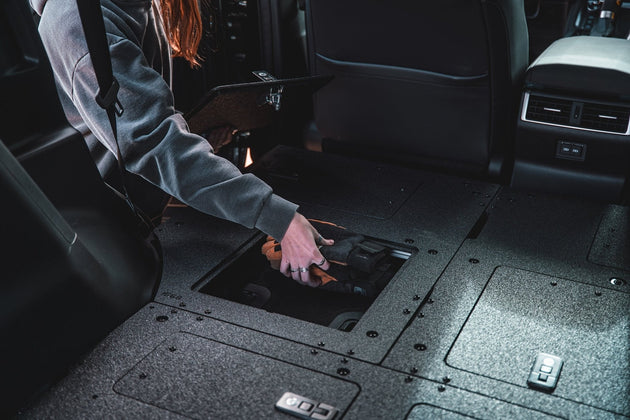 Lexus - GX550 - 2024-Present - Explore Series - Seat Delete Plate System - Plate Based - Non-Third Row Vehicles - Premium Goose Gear Plate by Xtreme Canopies