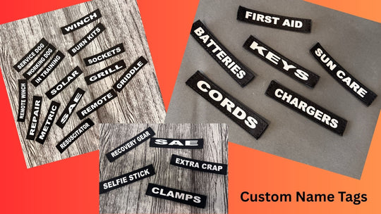 Custom Velcro Name Tags - Premium Patches by Xtreme Canopies