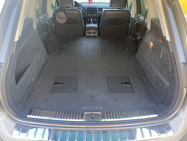Porsche Cayenne 2011-2017 2nd Gen. - Second Row Seat Delete Plate System - Premium Seat Delete Plate System by Xtreme Canopies