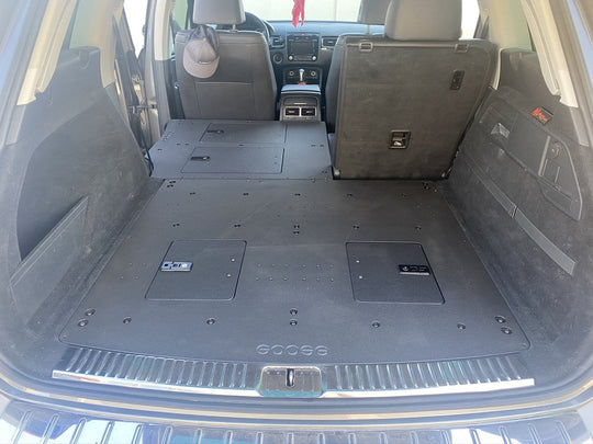 Porsche Cayenne 2011-2017 2nd Gen. - Second Row Seat Delete Plate System - Premium Seat Delete Plate System by Xtreme Canopies