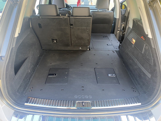 Porsche Cayenne 2011-2017 2nd Gen. - Second Row Seat Delete Plate System - Premium Seat Delete Plate System by Xtreme Canopies