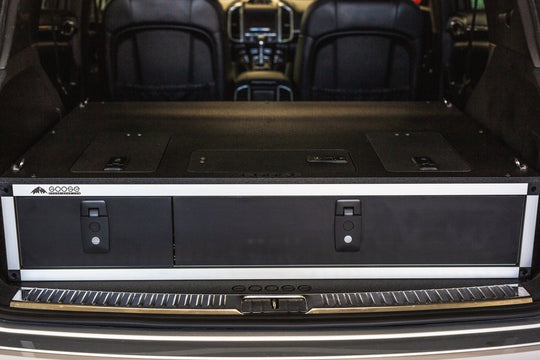Porsche Cayenne & Volkswagen Touareg 2011-2017 2nd Gen. - Side X Side Drawer Module with Fitted Top Plate - Premium Drawers by Xtreme Canopies