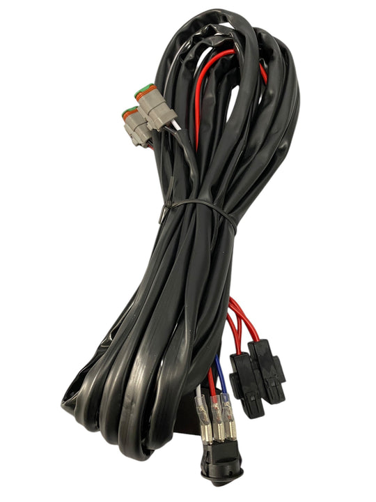 Amber Backlit Race Pod Pair Bundle With Wiring Harness - Premium Truck Accessory by Xtreme Canopies