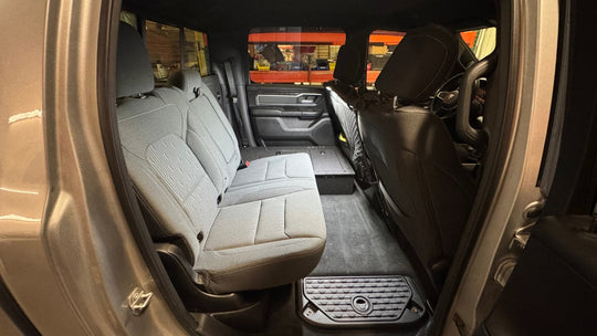 RAM - 1500 - 2019-Present - 5th Gen. - Crew Cab - Explore Series - Second Row Seat Delete Plate System - Premium Seat Delete Plate System by Xtreme Canopies