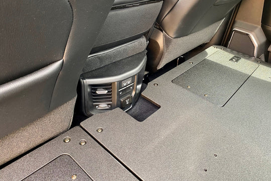 Ram 2500/3500 2009-Present 4th & 5th Gen. Crew Cab - Second Row Seat Delete Plate System - Premium Seat Delete Plate System by Xtreme Canopies