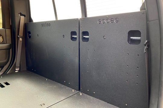 Ram 2500/3500 2009-Present 4th & 5th Gen. Crew Cab - Second Row Seat Delete Plate System - Premium Seat Delete Plate System by Xtreme Canopies