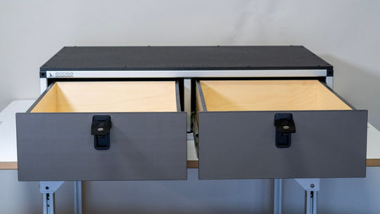 Side x Side Drawer Module - 41 3/8" Wide x 28" Depth - Premium Drawers by Xtreme Canopies