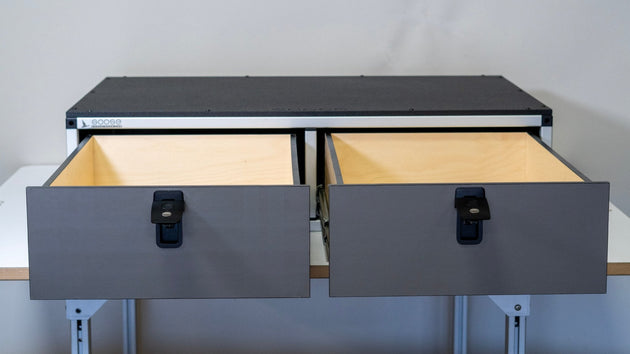 Side x Side Drawer Module - 41 3/8" Wide x 28" Depth - Premium Drawers by Xtreme Canopies