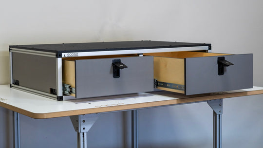 Side x Side Drawer Module - 41 3/8" Wide x 28" Depth - Premium Drawers by Xtreme Canopies