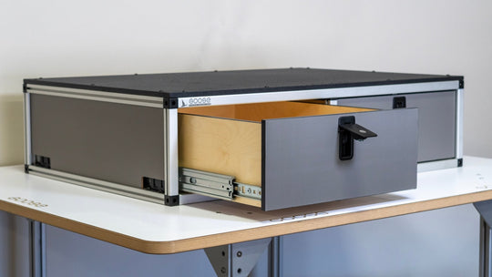Side x Side Drawer Module - 41 3/8" Wide x 28" Depth - Premium Drawers by Xtreme Canopies