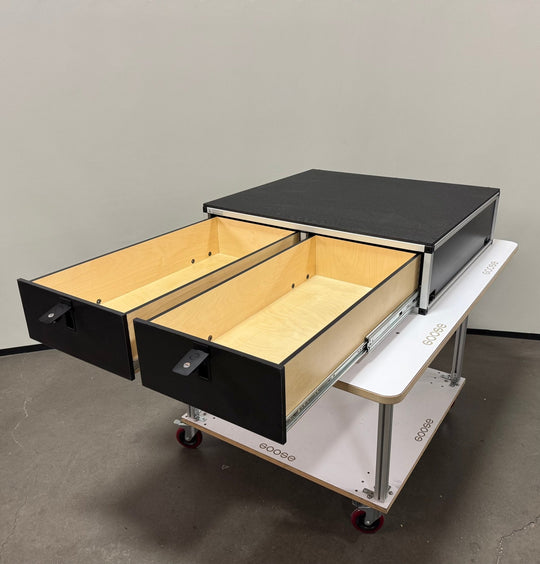 Side x Side Drawer Module - 41-3/8" Wide x 36" Depth - Premium Drawers by Xtreme Canopies