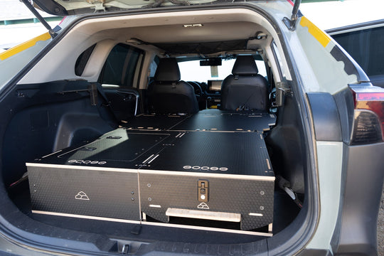 Sleep and Storage Package - Toyota RAV4 2019-Present 5th Gen. Hybrid - Premium Packages by Xtreme Canopies