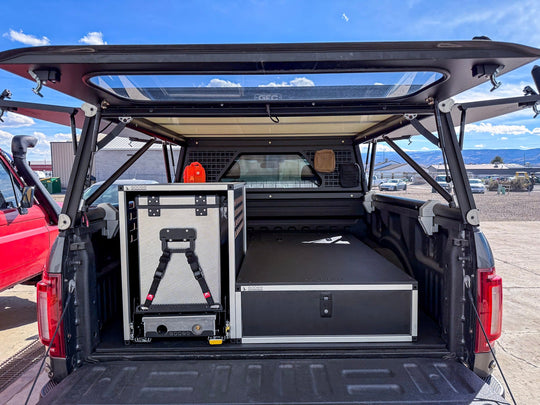 SoCal Ultimate Chef and Storage Package for Ford F150 Raptor 2015-2020 2nd Gen. SuperCrew - Premium Truck Accessory by Xtreme Canopies