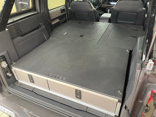 Stealth Sleep and Storage Package for Ford Bronco 2021-Present 6th Gen. 4 Door - Premium Packages by Xtreme Canopies