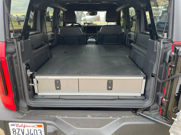 Stealth Sleep and Storage Package for Ford Bronco 2021-Present 6th Gen. 4 Door - Premium Packages by Xtreme Canopies