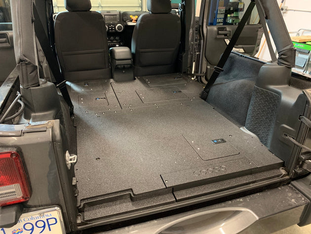 Stealth Sleep Package for Jeep Wrangler JKU 4 Door - Premium Packages by Xtreme Canopies