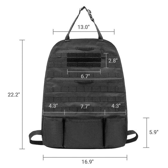 Tactical MOLLE Seat Organizer v2 - Premium organizer by Xtreme Canopies