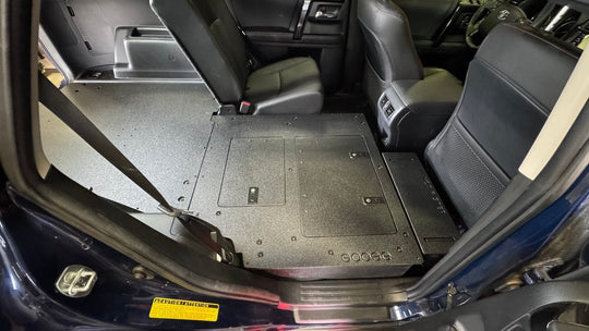 Toyota - 4Runner - 2010-2024 - 5th Gen - Standard - Explore Series - Seat Delete Plate System - Second Row - V2 - Plate Based - Premium Seat Delete Plate System by Xtreme Canopies