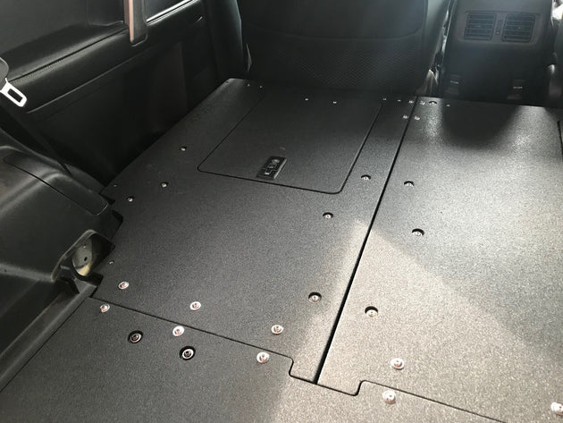 Toyota 4Runner 2010-2024 5th Gen. - Second Row Seat Delete Plate System - Premium Seat Delete Plate System by Xtreme Canopies