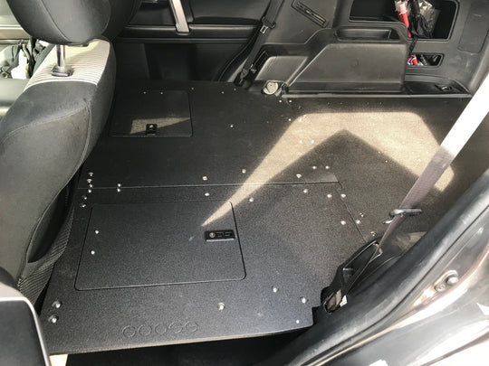 Toyota 4Runner 2010-2024 5th Gen. - Second Row Seat Delete Plate System - Premium Seat Delete Plate System by Xtreme Canopies