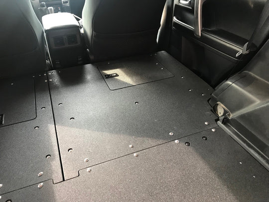 Toyota 4Runner 2010-2024 5th Gen. - Second Row Seat Delete Plate System - Premium Seat Delete Plate System by Xtreme Canopies