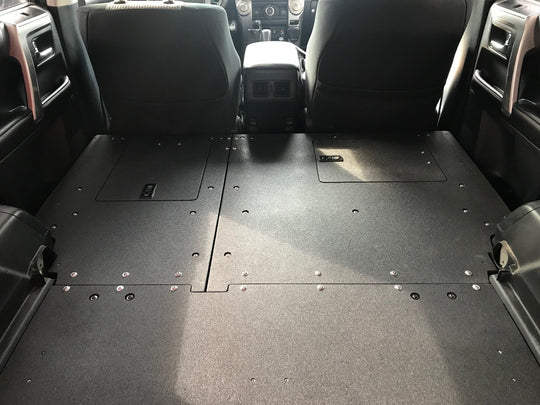 Toyota 4Runner 2010-2024 5th Gen. - Second Row Seat Delete Plate System - Premium Seat Delete Plate System by Xtreme Canopies