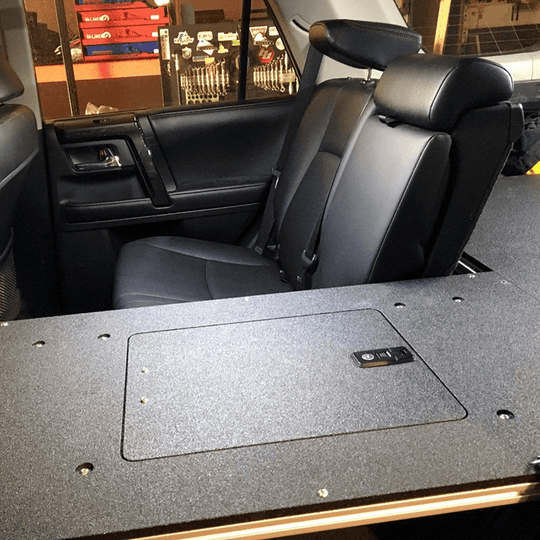 Toyota 4Runner 2010-2024 5th Gen. - Second Row Seat Delete Plate System - Module Height - Premium Seat Delete Plate System by Xtreme Canopies