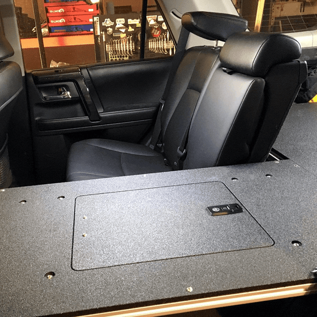 Toyota 4Runner 2010-2024 5th Gen. - Second Row Seat Delete Plate System - Module Height - Premium Seat Delete Plate System by Xtreme Canopies