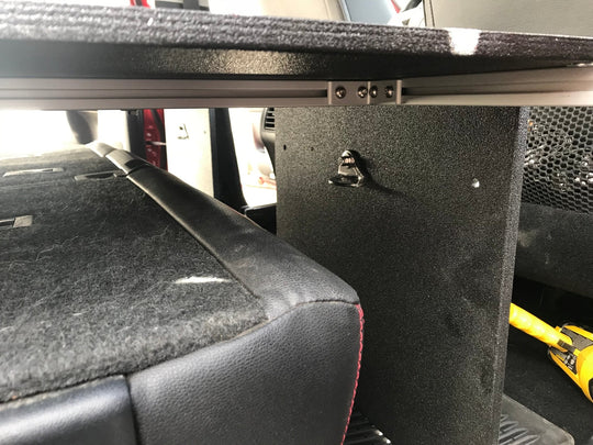 Toyota 4Runner 2010-2024 5th Gen. - Second Row Seat Delete Plate System - Module Height - Premium Seat Delete Plate System by Xtreme Canopies