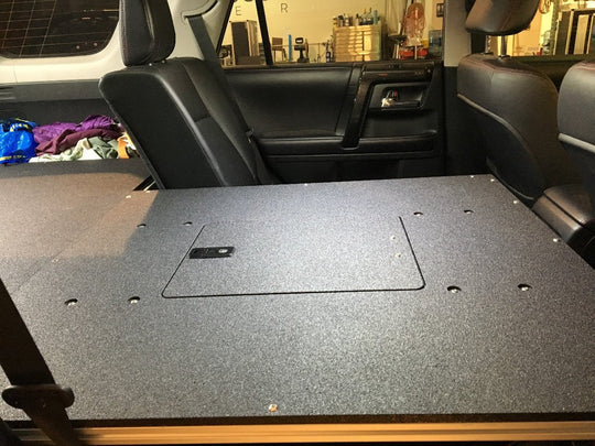 Toyota 4Runner 2010-2024 5th Gen. - Second Row Seat Delete Plate System - Module Height - Premium Seat Delete Plate System by Xtreme Canopies