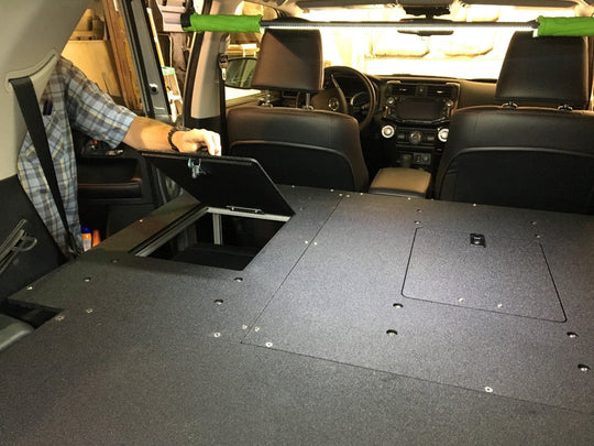 Toyota 4Runner 2010-2024 5th Gen. - Second Row Seat Delete Plate System - Module Height - Premium Seat Delete Plate System by Xtreme Canopies