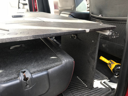 Toyota 4Runner 2010-2024 5th Gen. - Second Row Seat Delete Plate System - Module Height - Premium Seat Delete Plate System by Xtreme Canopies