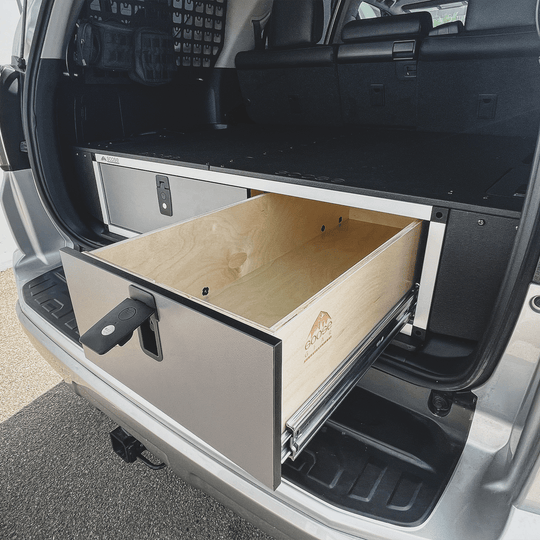 Toyota 4Runner 2010-2024 5th Gen. - Side x Side Drawer Module with Fitted Top Plate - Premium Drawers by Xtreme Canopies
