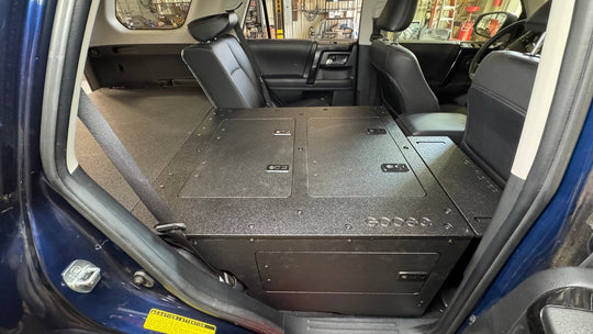 Toyota - 4Runner - 2010-2024 - 5th Gen - Standard - Explore Series - Seat Delete Plate System - Second Row - V2 - 10" Module Based - Premium Seat Delete Plate System by Xtreme Canopies