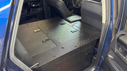 Toyota - 4Runner - 2010-2024 - 5th Gen - Standard - Explore Series - Seat Delete Plate System - Second Row - V2 - 10" Module Based - Premium Seat Delete Plate System by Xtreme Canopies