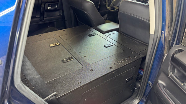 Toyota - 4Runner - 2010-2024 - 5th Gen - Standard - Explore Series - Seat Delete Plate System - Second Row - V2 - 10" Module Based - Premium Seat Delete Plate System by Xtreme Canopies